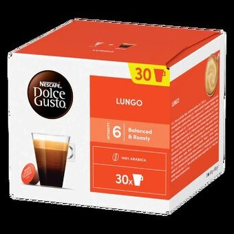 Dolce Gusto Lungo XL, 2 balení po 30 kusech+stojan na kapsle