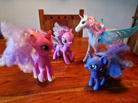 My Little Pony Luna+ Cadance+Twilight+bílý kůň