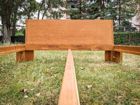Krásná masivní dubová postel 160 x 200 cm TOP STAV - 1