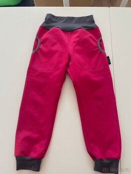 Prodám dětské funkční softshell kalhoty ruční výroba v ČR