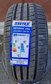 4x NOVE letni pneu 225/45/17...94Y...XL...ZEETEX
