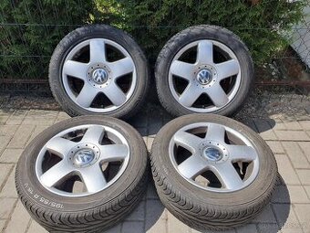 Alu kola vw 5x100 r15 6j et43 letni pneu 195/55/15