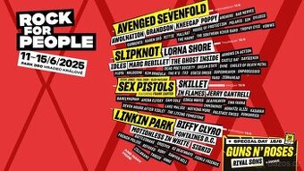 vstupenka Rock for people - sobota