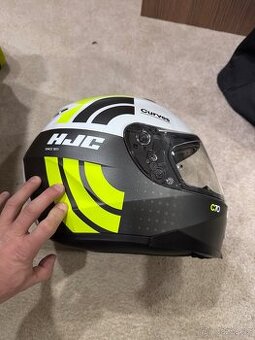Helma HJC C70 CURVES GREY/WHITE/YELLOW XL