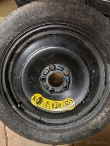 5x108 R16 a 4x100 R14 Rezerva Dojezdové kolo