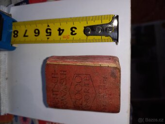 Německo Francouzský slovník Liliput 5x3x1.5 cm - 1