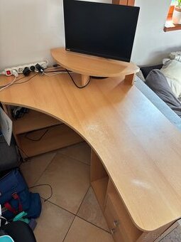 Rohový PC/pracovní stůl