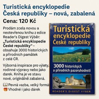 Turistická encyklopedie České republiky – nová, zabalená