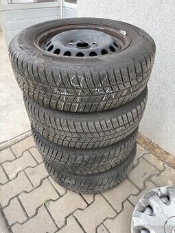 Plech disky 5x112 včetně zimních pneu 195/65R15