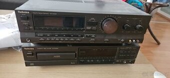 Hifi technics, cd (sl pg420a) +receiver (sa gx200)