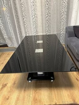 Konferenční stolek skleněný 120x70cm