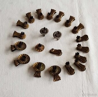 Držáky svíček na vánoční stromeček - VINTAGE