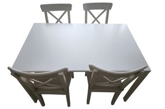Jídelní stůl a 4 židle IKEA