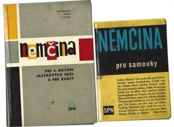 Jazykové učebnice a slovníky po 25 Kč