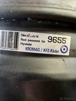 16 Hyundai plechove disky 5x114,3 ET46