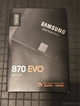 SSD disk Samsung 500GB SATA III, nový, nerozbalený