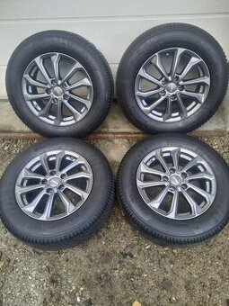 Alu 5 x 114,3 R 16 + TPMS + zimné pneu 215/65 R 16.