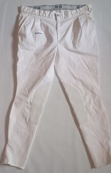 Závodní bílé rajtky George Schumacher vel.48/50