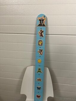 Dětský metr Krteček – měřidlo výšky, dekorace do pokoje
