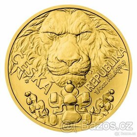 Zlatá mince 1/4oz Český lev 2023