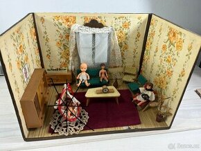 Starý pokojíček pro panenky - obývák
