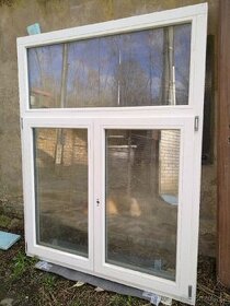 Nové eurookno , dřevěné okno 136x177 cm - 1