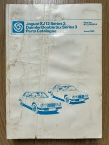 JAGUAR XJ12 originalni katalog náhradních dílů fabrický