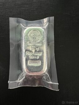 INVESTIČNÍ STŘÍBRNÝ SLITEK ARGOR HERAEUS 250g