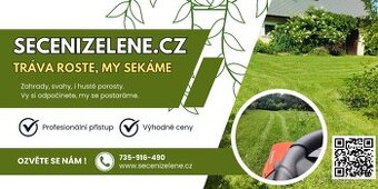 Sekání trávy,údržba zahrad