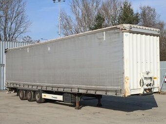 Krone SD, LOW DECK, TŘÍSTRANNÁ SHRNOVACÍ PLACHTA, ZVEDACÍ NÁ