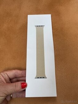 Apple Watch béžový řemínek /originál/nepouživaný/vel 4