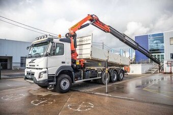 Volvo FMX 450-8x4–Valník/Sklápěč+HR-Palfinger PK 23502 C