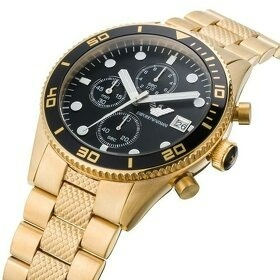 Pánské hodinky Armani Gold Stainless