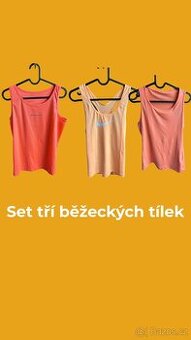 Set tří běžeckých tílek