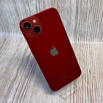 iPhone 13 128GB, červený, 100% baterie (12 měsíců záruka)