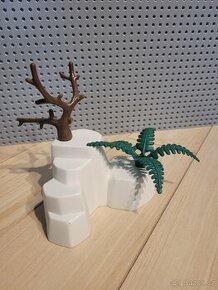 Playmobil skála se stromem a keřem