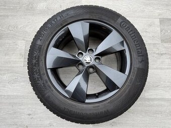 R17 ORIG.ZIMNÍ ALU KOLA ŠKODA KODIAQ 215/65/17