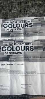 COLOURS OF OSTRAVA 2x celofestivalovy listek