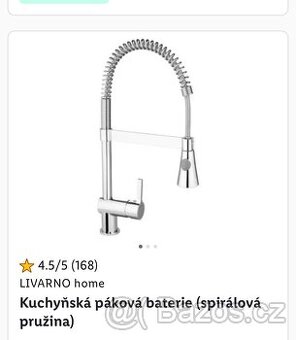 Páková dřezová baterie