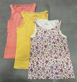 Dívčí tílko Next 3 ks, vel. 134