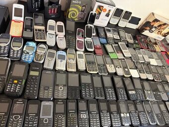 MIX 100ks tlačítkových telefonů