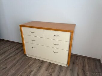 Komoda s úložným prostorem bříza dýha