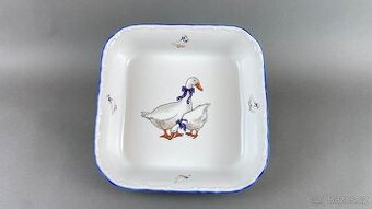 Miska čtyřhranná husičky Moritz Zdekauer 24x24cm