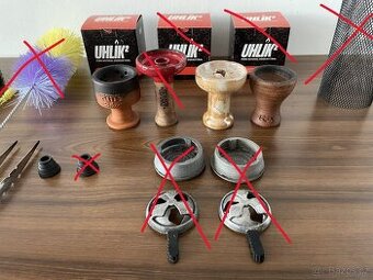 Příslušenství pro vodní dýmku (korunky, úhlíky, náustek) - 1