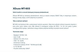 předzesilovač s elektronkou