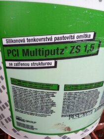 Silikonová tenkovrstvá pastovitá omítka