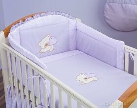 Mantinel s povlečením TULITULI fialový 120x90 cm