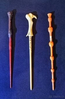 Harry Potter kouzelnické hůlky a zápisník