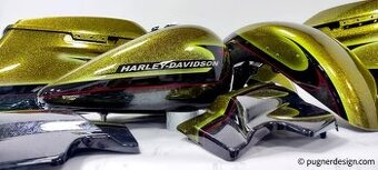 Harley-Davidson Road King – CVO Paint Set – HardCandy Yellow