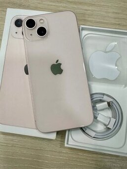 iPhone 13 Pink BATERIE 100% TOP